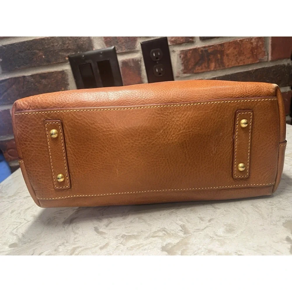 Dooney & Bourke Florentine Hobo Shoulder Bag Leather Womens Brown